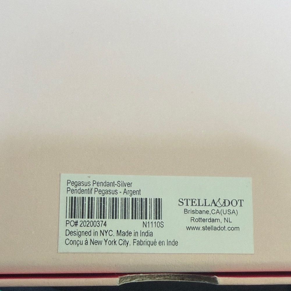 Stella & Dot Pegasus Pendant Silver Necklace - Picture 11 of 12